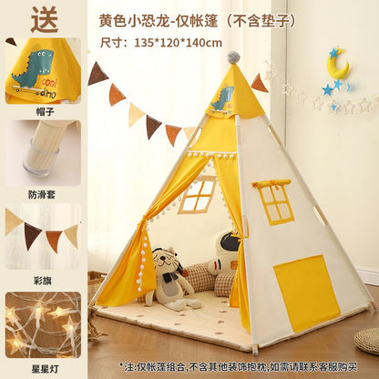 P ins children's tent indoor household baby playhouse boys and girls Indian small house princess toy castle