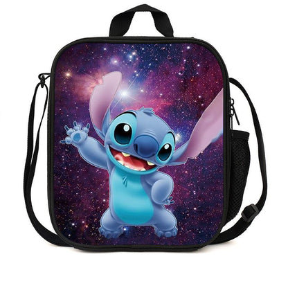 P Shi Dizai lunch bag full-body printed cartoon boys, girls, children, junior high school and primary school children&#039;s ice pack insulation package system.