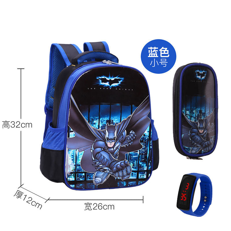 P School bags for male elementary school students, school bags for female Spider Man, grades 1-2-3-4-4-5-6, children's school bags, kindergarten school bags for female students