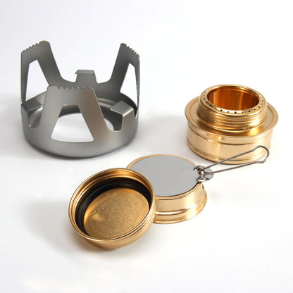 A outdoor alcohol stove liquid alcohol gasifier with mini portable alcohol stove for cross-border use.