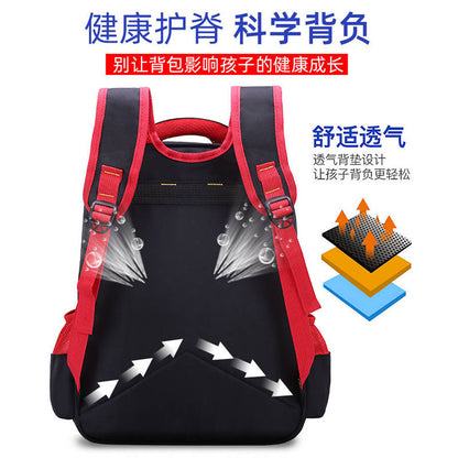 P School bags for male elementary school students, school bags for female Spider Man, grades 1-2-3-4-4-5-6, children's school bags, kindergarten school bags for female students