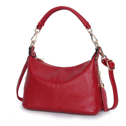 Ladies handbag fashionable middle-aged women's bag shoulder crossbody bag 0.6KG