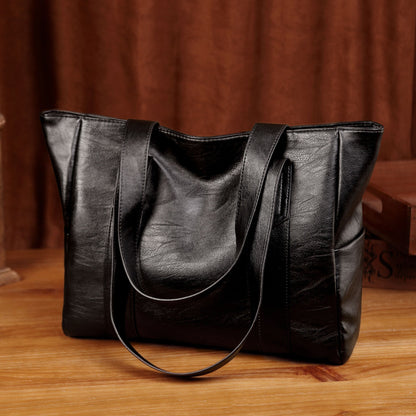 Bolsos de mujer, bolso de mano de piel suave, bolso bandolera, bolso de mano, bolso de hombro sencillo, bolso grande, 0,65 kg