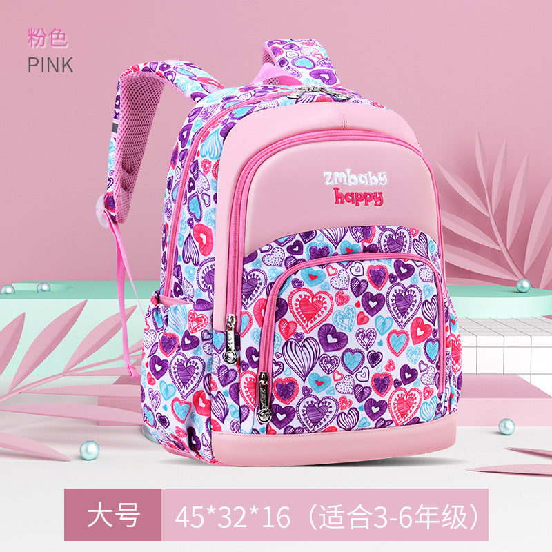 A Sesame Baby Korean version of primary school school bag cartoon cute boys and girls children 1-3-6 grade school bag wholesale