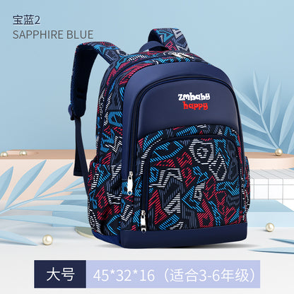 A Sesame Baby Korean version of primary school school bag cartoon cute boys and girls children 1-3-6 grade school bag wholesale