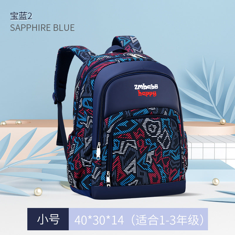 A Sesame Baby Korean version of primary school school bag cartoon cute boys and girls children 1-3-6 grade school bag wholesale