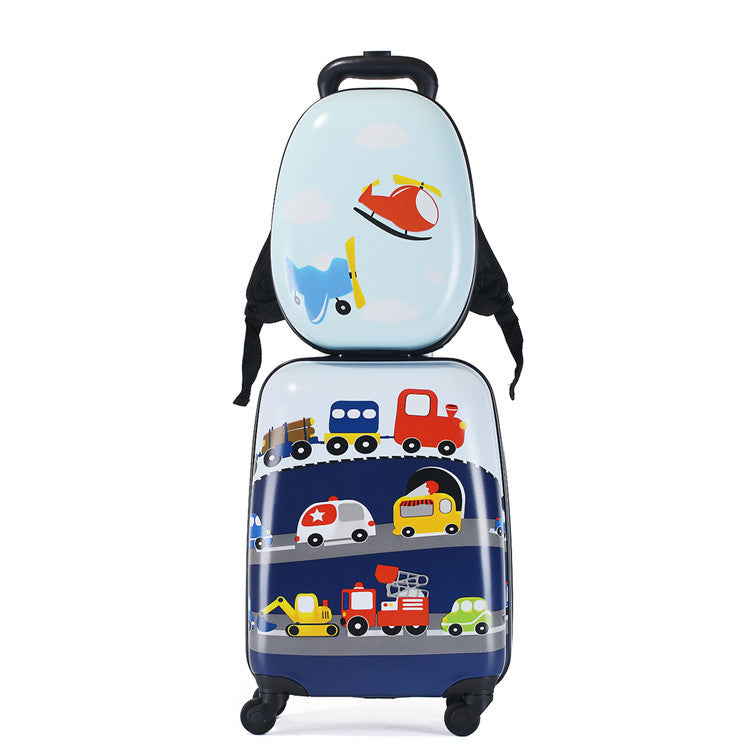 Children's suitcase, school bag, 18 inch universal wheel