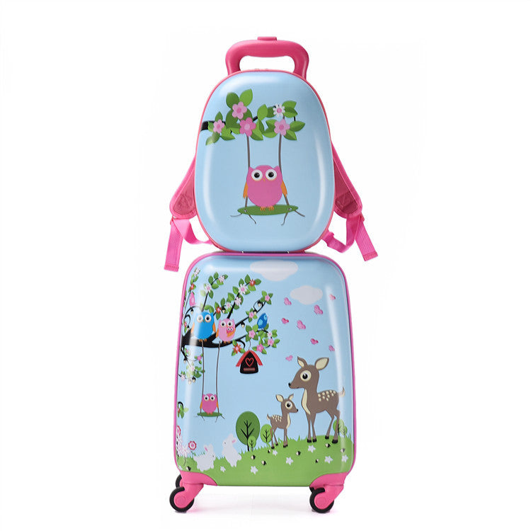 Maleta infantil, mochila escolar, rueda universal de 18 pulgadas