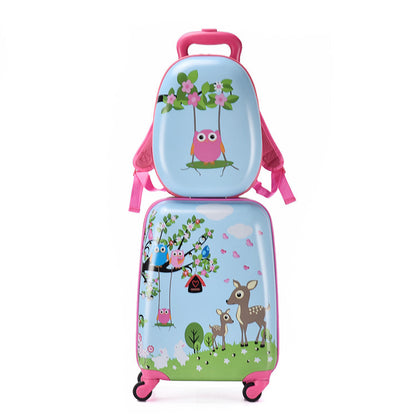 Children's suitcase, school bag, 18 inch universal wheel