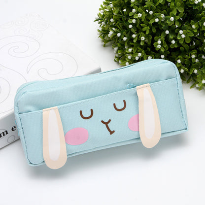 A Dirt-resistant pencil case, simple style, ins, high-value stationery box, large-capacity, niche giant can be loaded with pencil cases for primary school students