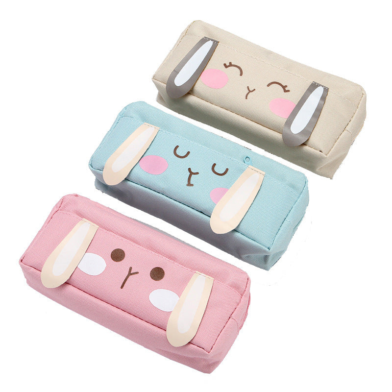 A Dirt-resistant pencil case, simple style, ins, high-value stationery box, large-capacity, niche giant can be loaded with pencil cases for primary school students