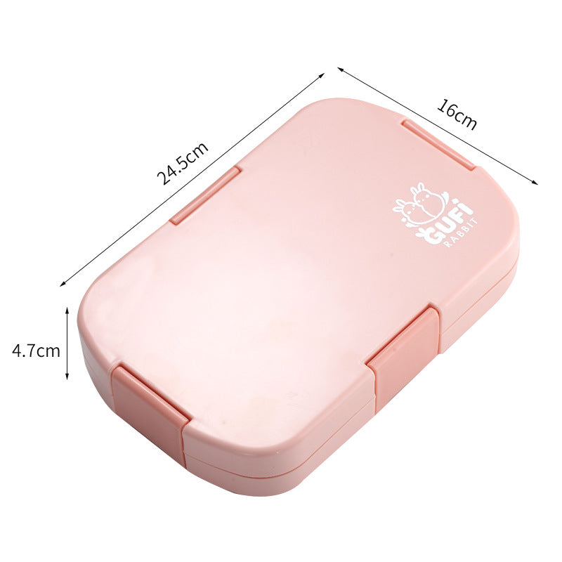 A INS internet celebrity children's lunch box microwave oven student lunchbox plastic split Amazon lunch box lunch box