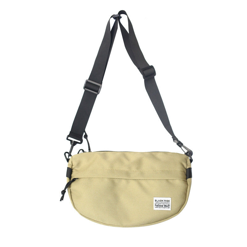 A 2024 new trendy brand breast bag women's large-capacity Harajuku casual simple high-end men's messenger bag