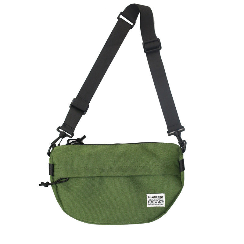 A 2024 new trendy brand breast bag women's large-capacity Harajuku casual simple high-end men's messenger bag