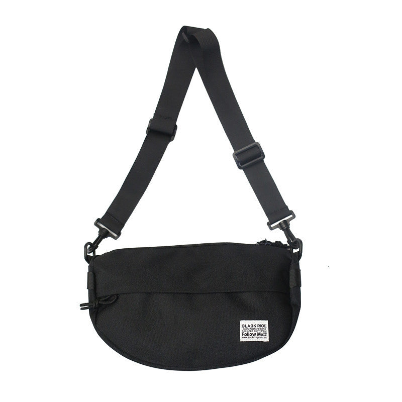 A 2024 new trendy brand breast bag women's large-capacity Harajuku casual simple high-end men's messenger bag