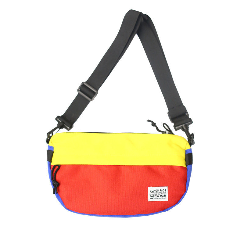 A 2024 new trendy brand breast bag women's large-capacity Harajuku casual simple high-end men's messenger bag