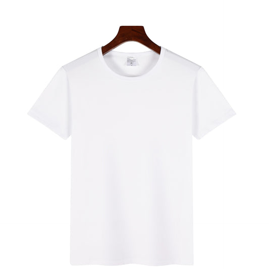 Camiseta modal de manga corta para hombre, camiseta de sublimación en caliente en blanco, ropa de trabajo publicitaria, fabricantes de camisetas de transferencia térmica DIY, venta al por mayor 