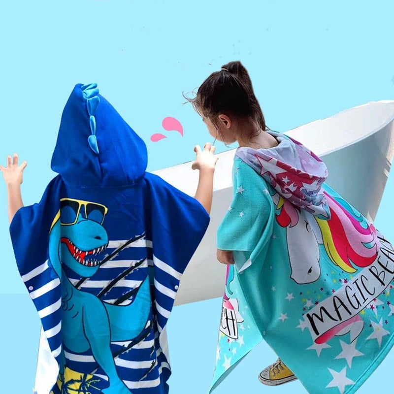 A new oversized bath towel cape for teenagers, adults, and adults can wear bath towels, bathrobes, children's beach towels, cape 380g