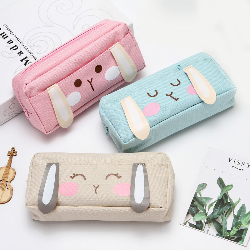 A Dirt-resistant pencil case, simple style, ins, high-value stationery box, large-capacity, niche giant can be loaded with pencil cases for primary school students