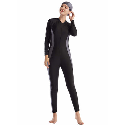 Traje de baño de una pieza conservador del sudeste asiático de fábrica A spot, H1017, AliExpress Amazon venta caliente 0.4KG 