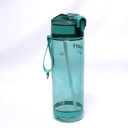 A large capacity sports water bottle, straw cup, duckbill cup wholesale, adult plastic water cup, portable fitness water bottle customization