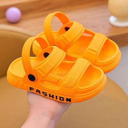 P boys sandals 2024 new summer children&#039;s indoor non-slip children&#039;s baby shoes children&#039;s beach shoes.