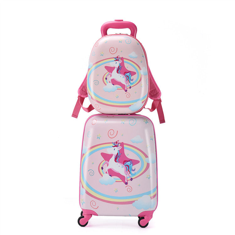 Children's suitcase, school bag, 18 inch universal wheel