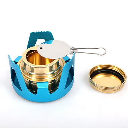 A outdoor alcohol stove liquid alcohol gasifier with mini portable alcohol stove for cross-border use.