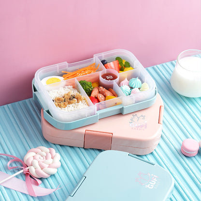 A INS internet celebrity children's lunch box microwave oven student lunchbox plastic split Amazon lunch box lunch box