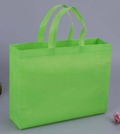 A Non-woven bag custom spot blank thickened takeaway packing bag shoe shopping tote bag packaging bag wholesale MOQ: 200PIECE