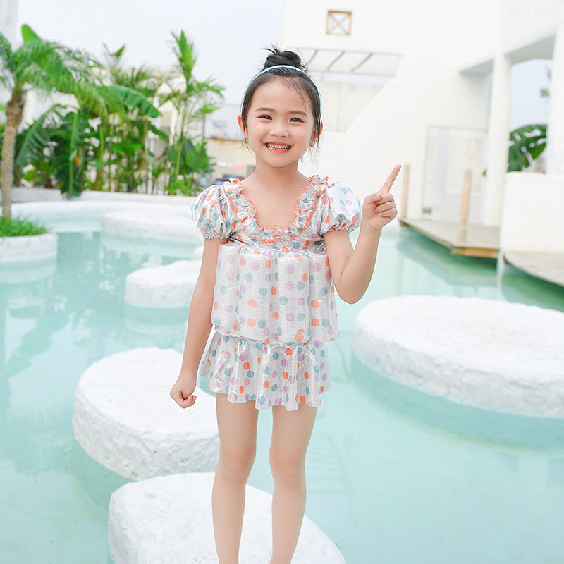 A 2024 New Hot selling Girl's Floating Swimsuit with Multiple Styles to Choose from Children's Swimsuit Hot Spring Swimsuit 0.2KG