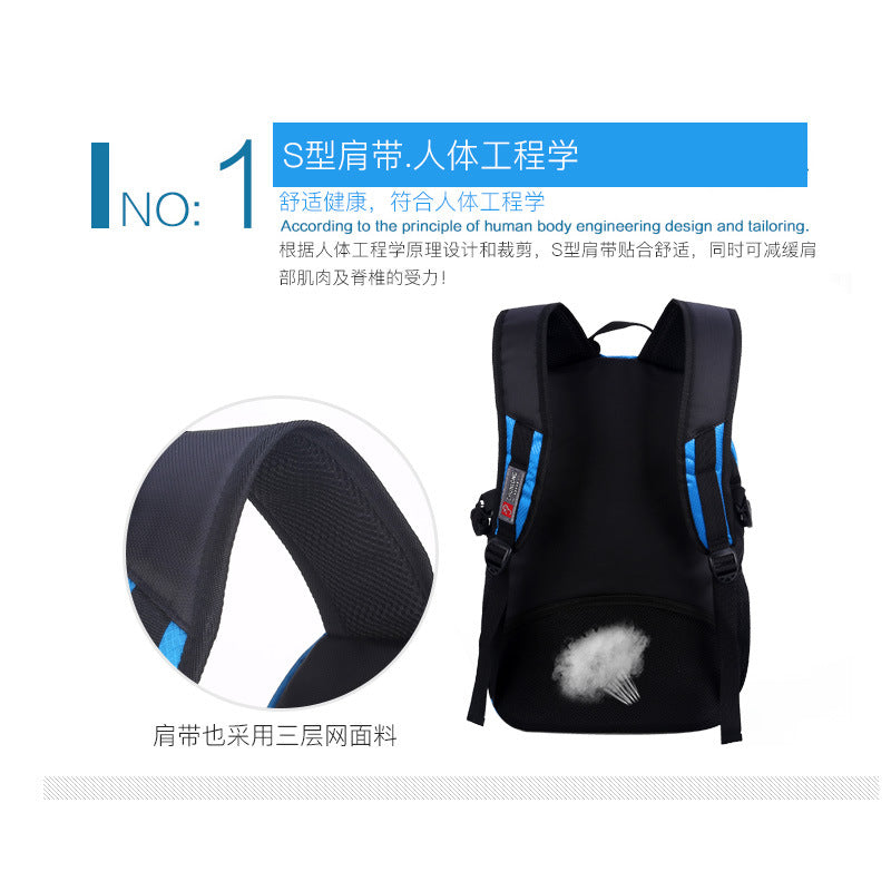 A Nylon Sports Backpack Customized Logo Sports and Leisure Backpack Factory Direct Sales Quality Assurance