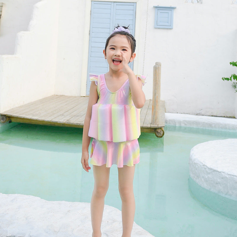 A 2024 New Hot selling Girl's Floating Swimsuit with Multiple Styles to Choose from Children's Swimsuit Hot Spring Swimsuit 0.2KG