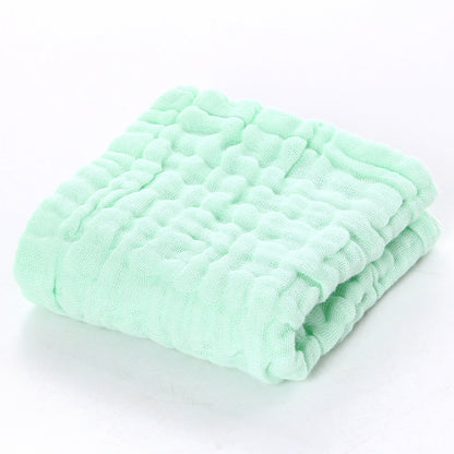 A 30 * 30 six-layer gauze square towel newborn baby towel face towel cotton yarn children's towel gauze saliva towel MOQ: 100PIECE