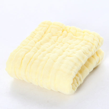 A 30 * 30 six-layer gauze square towel newborn baby towel face towel cotton yarn children's towel gauze saliva towel MOQ: 100PIECE