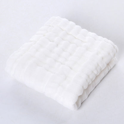 A 30 * 30 six-layer gauze square towel newborn baby towel face towel cotton yarn children's towel gauze saliva towel MOQ: 100PIECE