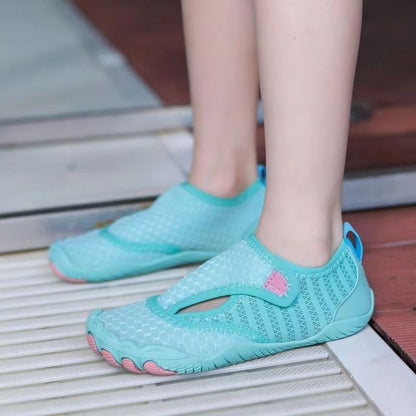 P Beach Shoes Children's Indoor Fitness Shoes Anti slip Creek Swimming Shoes Quick drying Water Park Men's and Women's Fitness Jumping Rope Shoes