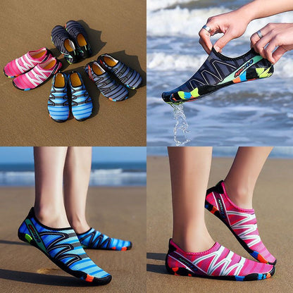 P Zapatos de playa para hombres y mujeres 2024 Nuevos zapatos de natación Sandalias de playa al aire libre de secado rápido para hombres y mujeres Zapatos de vadeo Zapatos antideslizantes para rastrear arroyos 