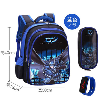 P School bags for male elementary school students, school bags for female Spider Man, grades 1-2-3-4-4-5-6, children's school bags, kindergarten school bags for female students