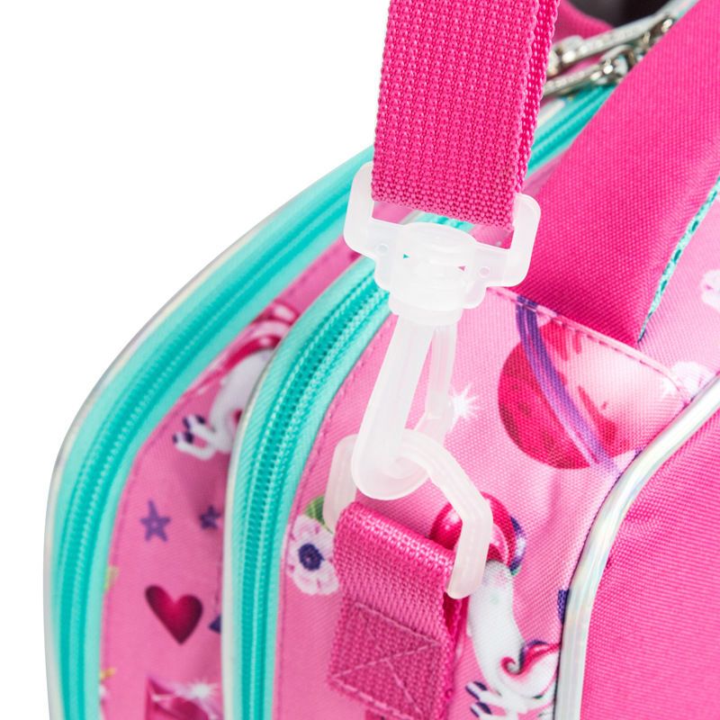 P new cartoon pupils special lunch box bag double insulation bag large capacity messenger bag light children&#039;s handbag.