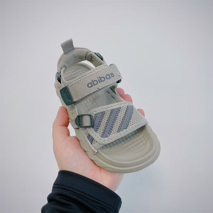 P Children's Sports Sandals 2024 Summer New Boys, Middle and Big Boys Beach Shoes, Girls' Anti slip Soft Sole Summer Shoes