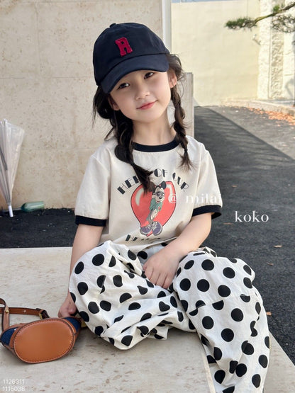 P Girls Summer Set 2024 New Children's Fragmented Flower Network Celebrity Chinese Big Kids Fashion Korean Edition Western Style Trendy Two Piece Set