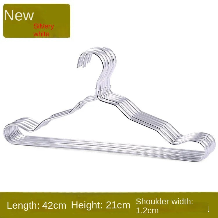 A Aluminum alloy adult household hanger clothes hanging clothes support Space aluminum drying rack Anti-rust balcony drying rack