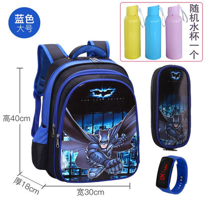 P School bags for male elementary school students, school bags for female Spider Man, grades 1-2-3-4-4-5-6, children's school bags, kindergarten school bags for female students