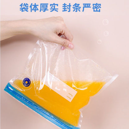 P Vacuum fresh-keeping bag Extraction compression bag Food bag Fruit sealed bag Self-sealing packaging Cooked food bag Household manual