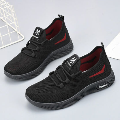 P Spring and Autumn Beijing Old Cloth Shoes Women's Mesh Shoes Breathable Mesh Top Soft Sole Anti slip Middle and Old Age Versatile Mom Sports and Casual Shoes