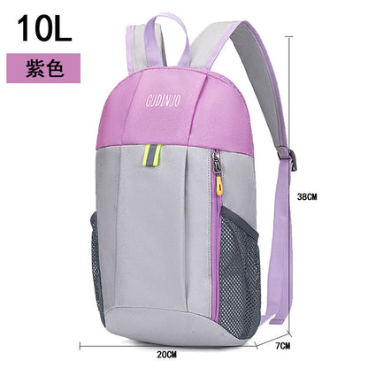 P children&#039;s outdoor spring outing backpack schoolbag men and women go out to travel leisure light primary school students make up a missed lesson backpack 215G