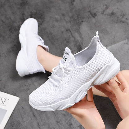 P Spring and Autumn Beijing Old Cloth Shoes Women's Mesh Shoes Breathable Mesh Top Soft Sole Anti slip Middle and Old Age Versatile Mom Sports and Casual Shoes