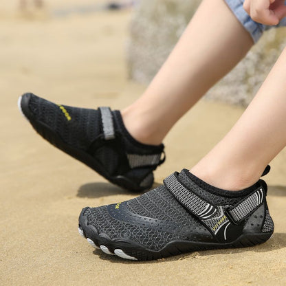 P children's beach shoes, men's and women's creek walking shoes, quick drying, anti slip, breathable wading shoes, swimming, drifting, fishing, and hiking shoes