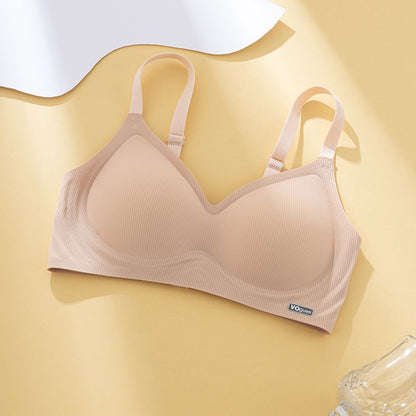 P seamless underwear in summer, women&#039;s thin anti-sagging, closed breasts and fixed cups, no steel rings, no empty cups of bras.